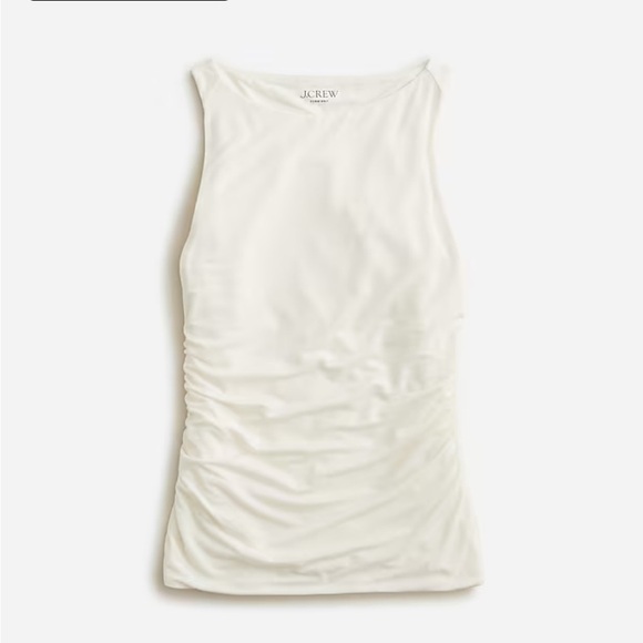 J Crew Form Knit Shell Tank Top Ivory Small NWT - Picture 9 of 9